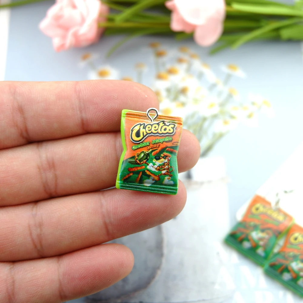 Kawaii Potato Chips Snacks Charms for DIY Making